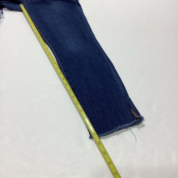 Sam Edelman Jeans The Kitten Mid Rise Skinny Ankle Size 29 Women's Raw Hem - Picture 9 of 11